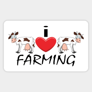 I Heart Farming Magnet